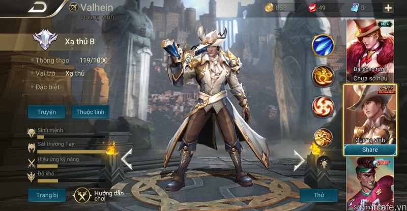 Valhein trong Liên Quân Mobile